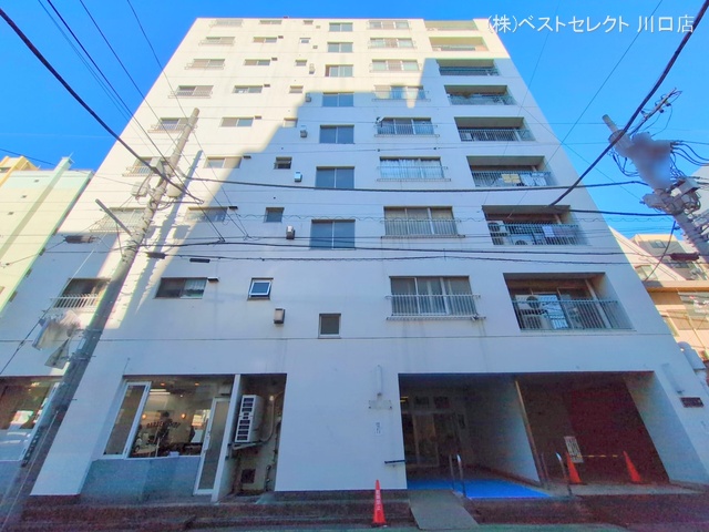 埼玉県蕨市中央1丁目のマンション『わらびリーフハイツ』外観写真 2025年2月3日撮影