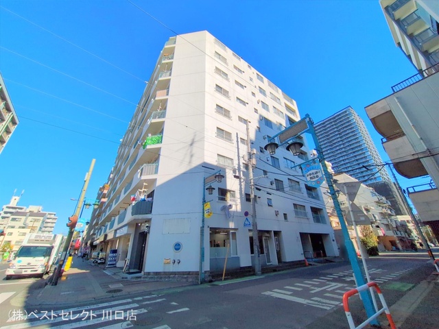 埼玉県蕨市中央1丁目のマンション『わらびリーフハイツ』外観写真 2025年2月3日撮影