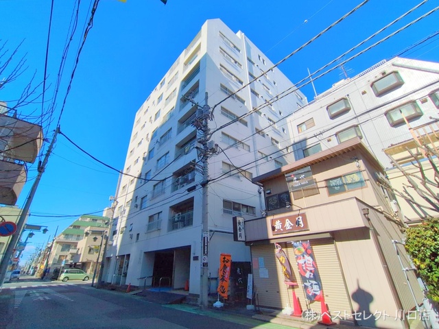 埼玉県蕨市中央1丁目のマンション『わらびリーフハイツ』外観写真 2025年2月3日撮影