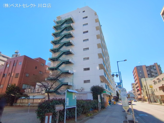 埼玉県蕨市中央1丁目のマンション『わらびリーフハイツ』外観写真 2025年2月3日撮影