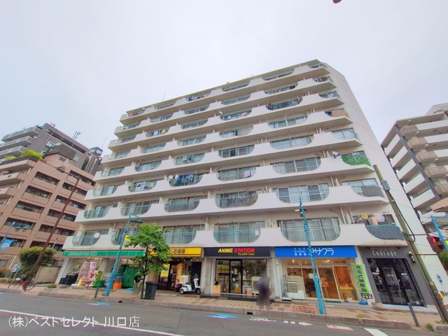 埼玉県蕨市中央1丁目のマンション『わらびリーフハイツ』外観写真 2025年5月18日撮影