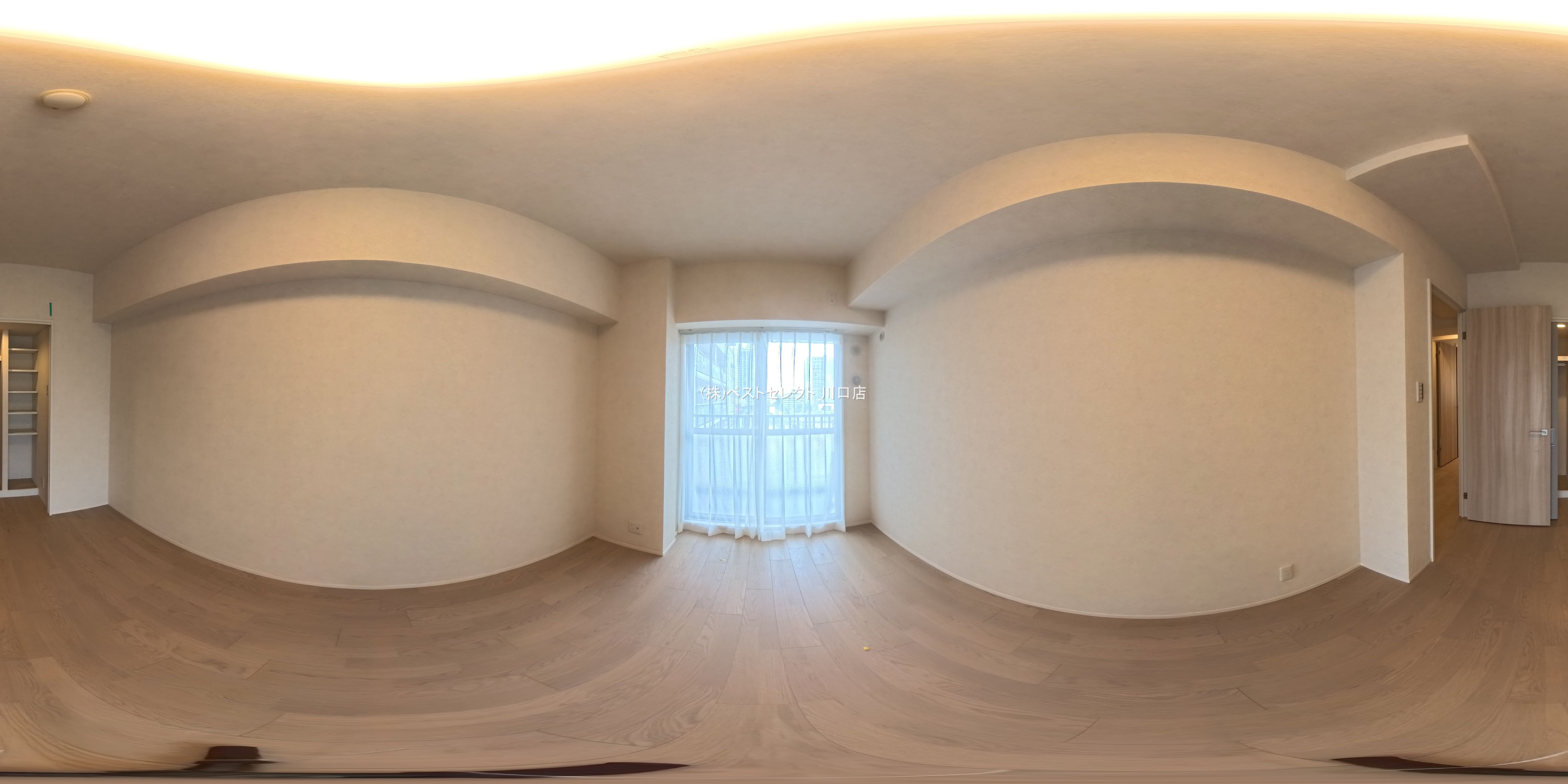 埼玉県川口市元郷１丁目のマンション『ユーアイコーポ川口』パノラマ（居室メイン）写真 2025年9月8日撮影