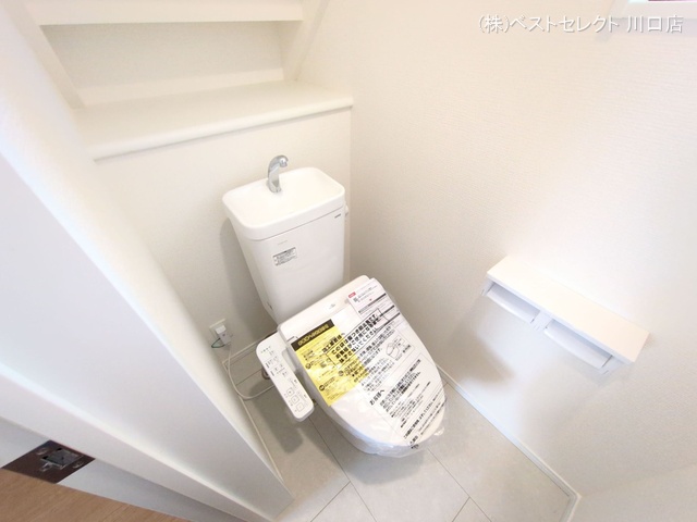 埼玉県川口市芝宮根町の新築戸建てトイレ写真 2025年9月21日撮影