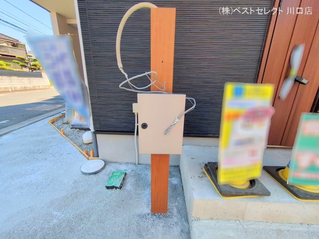 埼玉県川口市芝宮根町の新築戸建て外構写真 2025年7月28日撮影