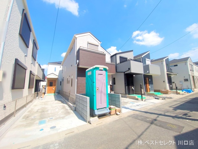 埼玉県川口市芝宮根町の新築戸建て完成写真 2025年8月24日撮影