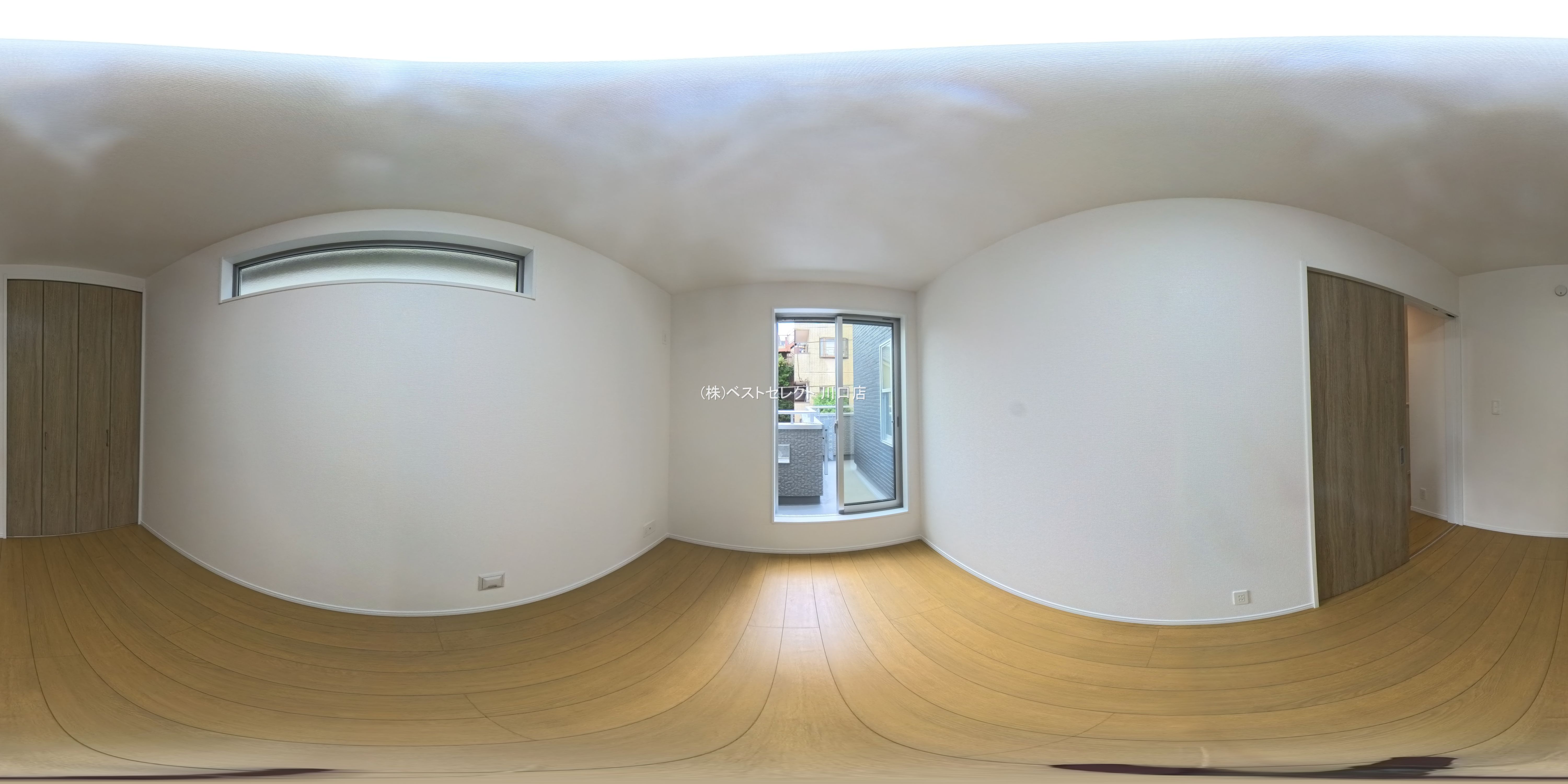 埼玉県川口市芝宮根町の新築戸建てパノラマ（居室サブ）写真 2025年10月15日撮影