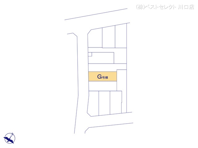 埼玉県川口市芝宮根町の新築戸建て全体区画図 ※図面と異なる場合は現況を優先