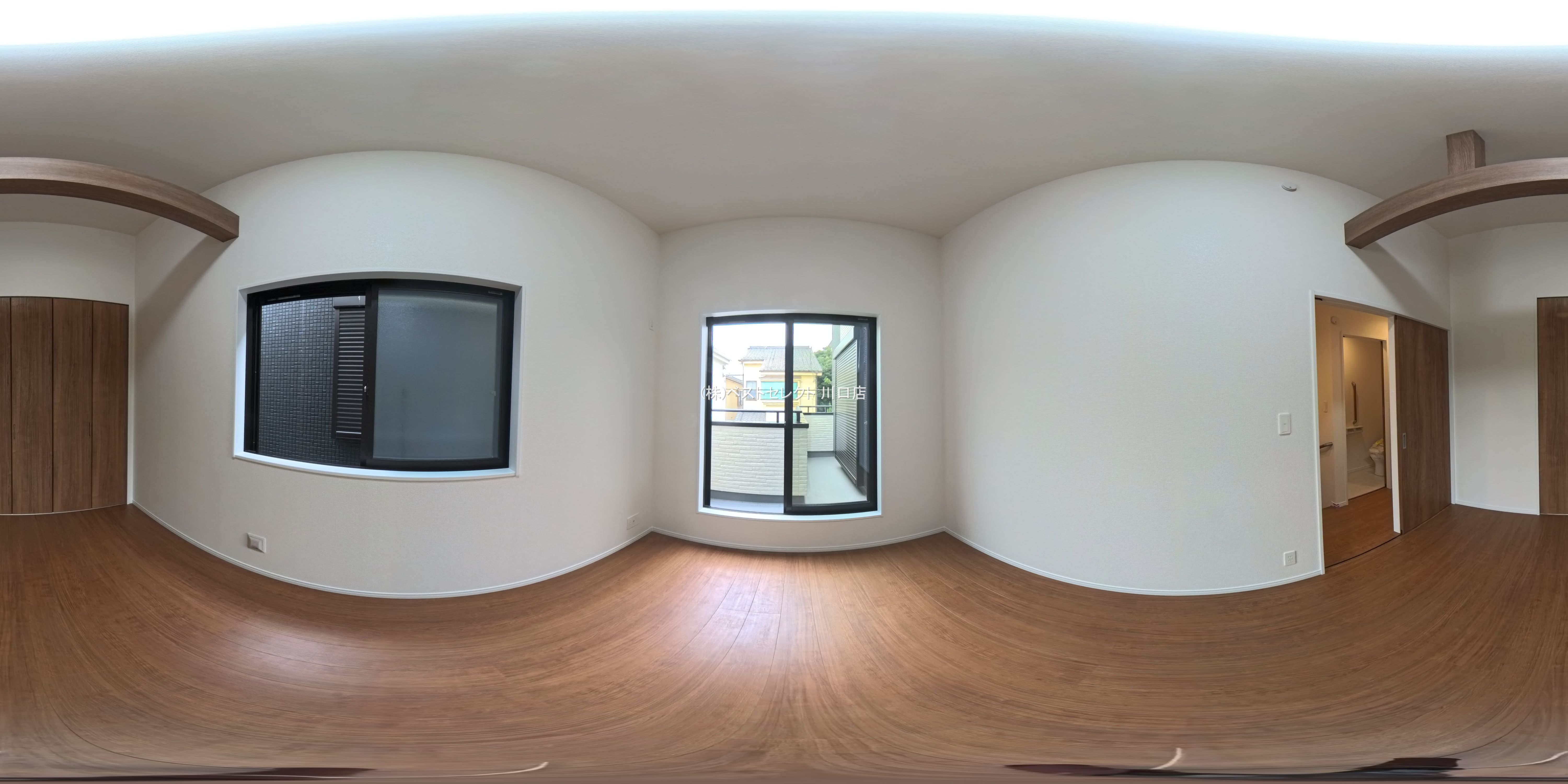 埼玉県川口市芝宮根町の新築戸建てパノラマ（居室メイン）写真 2025年10月15日撮影