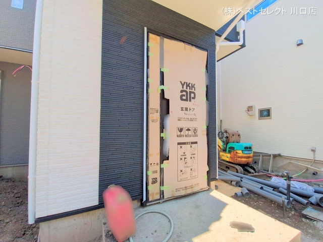 埼玉県川口市芝宮根町の新築戸建て外構写真 2025年7月28日撮影