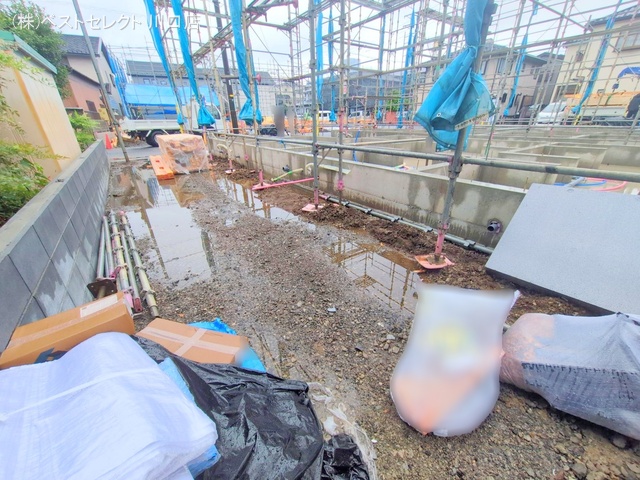 埼玉県川口市芝宮根町の新築戸建て基礎写真 2025年5月29日撮影
