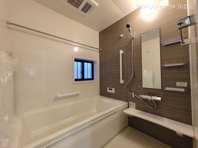 埼玉県川口市芝宮根町の新築戸建てお風呂写真 2025年10月15日撮影