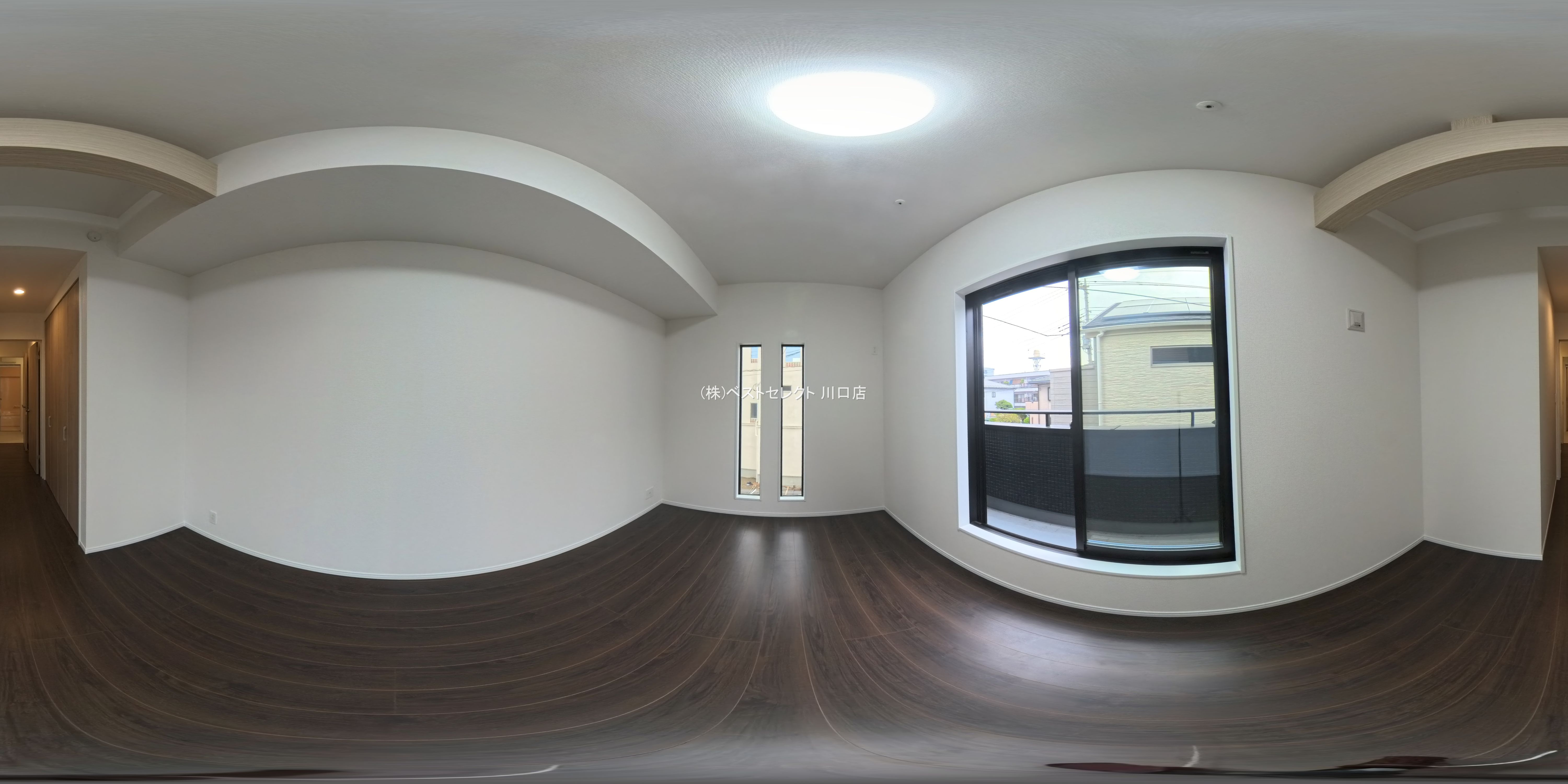 埼玉県川口市芝宮根町の新築戸建てパノラマ（居室メイン）写真 2025年10月15日撮影