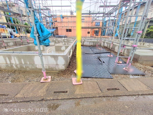 埼玉県川口市芝宮根町の新築戸建て基礎写真 2025年5月29日撮影