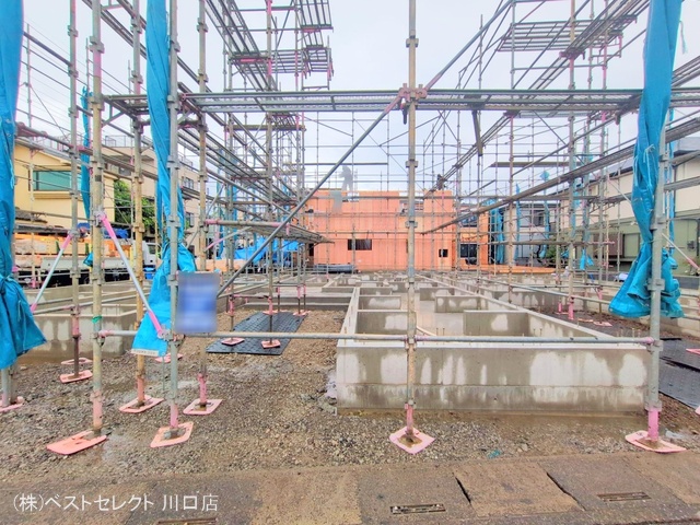 埼玉県川口市芝宮根町の新築戸建て基礎写真 2025年5月29日撮影
