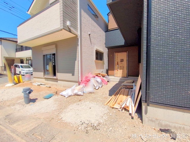 埼玉県川口市芝宮根町の新築戸建て外構写真 2025年7月28日撮影