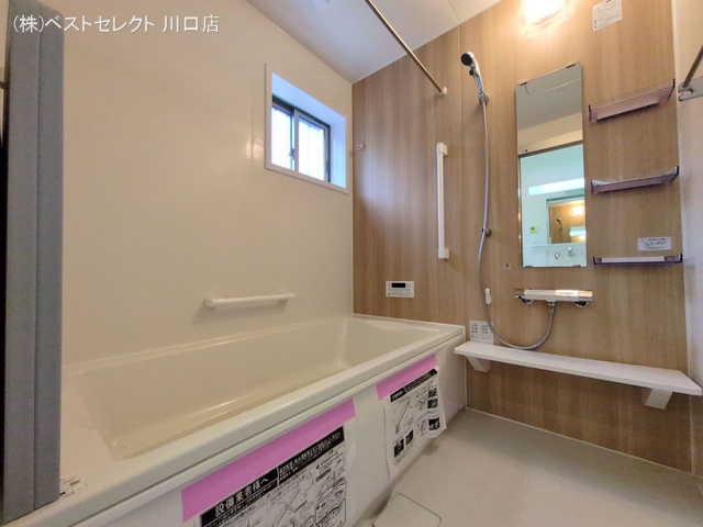 埼玉県川口市芝宮根町の新築戸建てお風呂写真 2025年10月15日撮影