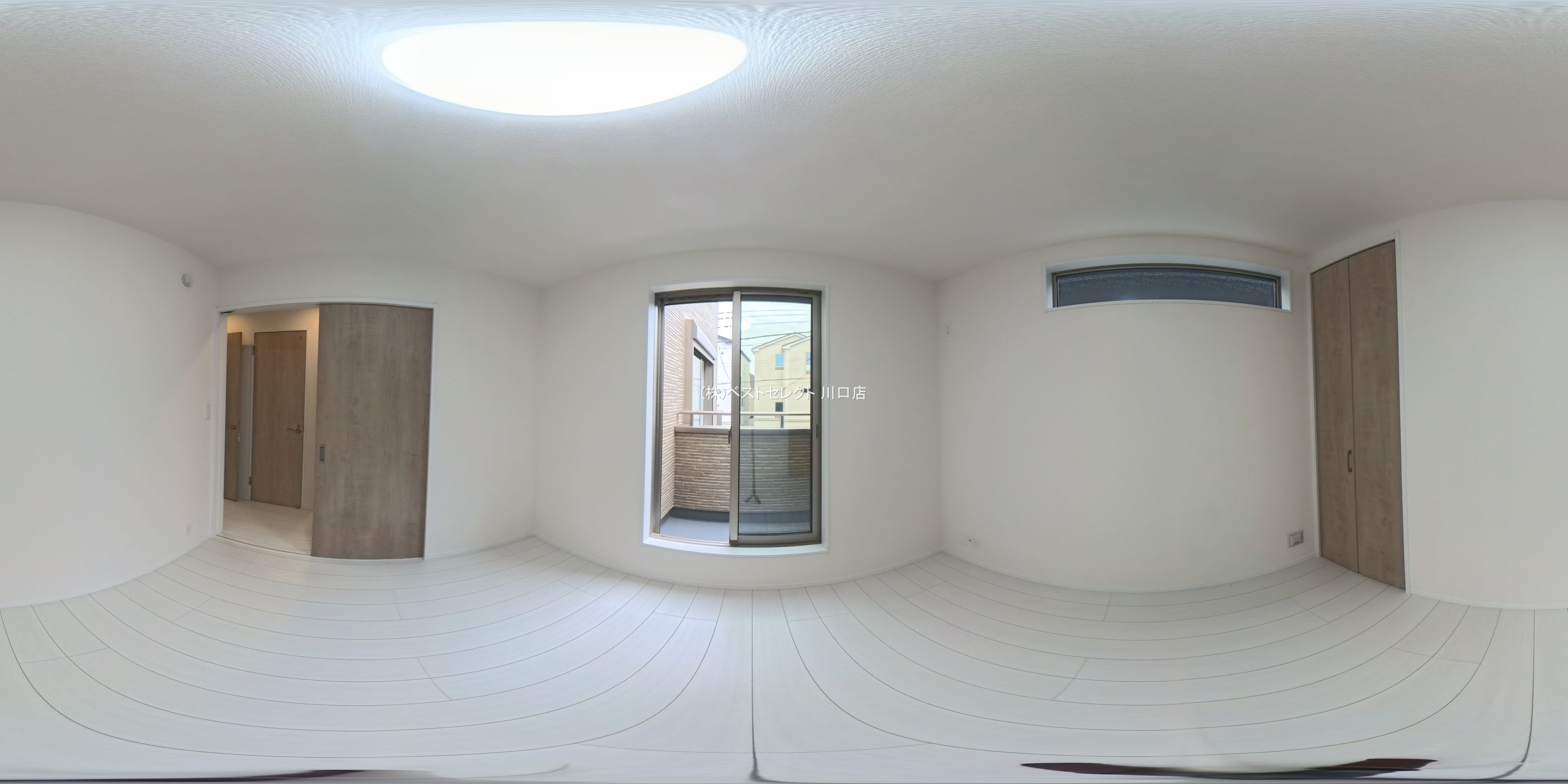 埼玉県川口市芝宮根町の新築戸建てパノラマ（居室サブ）写真 2025年10月15日撮影