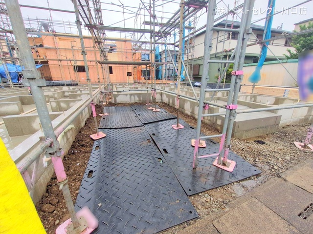 埼玉県川口市芝宮根町の新築戸建て基礎写真 2025年5月29日撮影