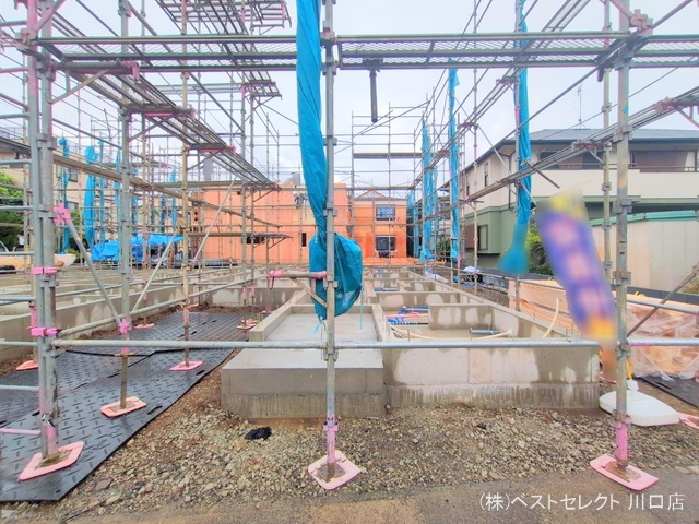 埼玉県川口市芝宮根町の新築戸建て基礎写真 2025年5月29日撮影
