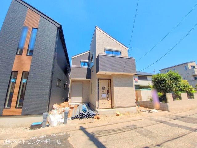 埼玉県川口市芝宮根町の新築戸建て外構写真 2025年7月28日撮影