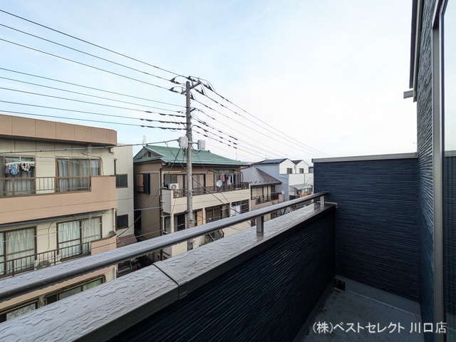 埼玉県川口市芝中田2丁目の新築戸建てバルコニー写真 2025年12月24日撮影