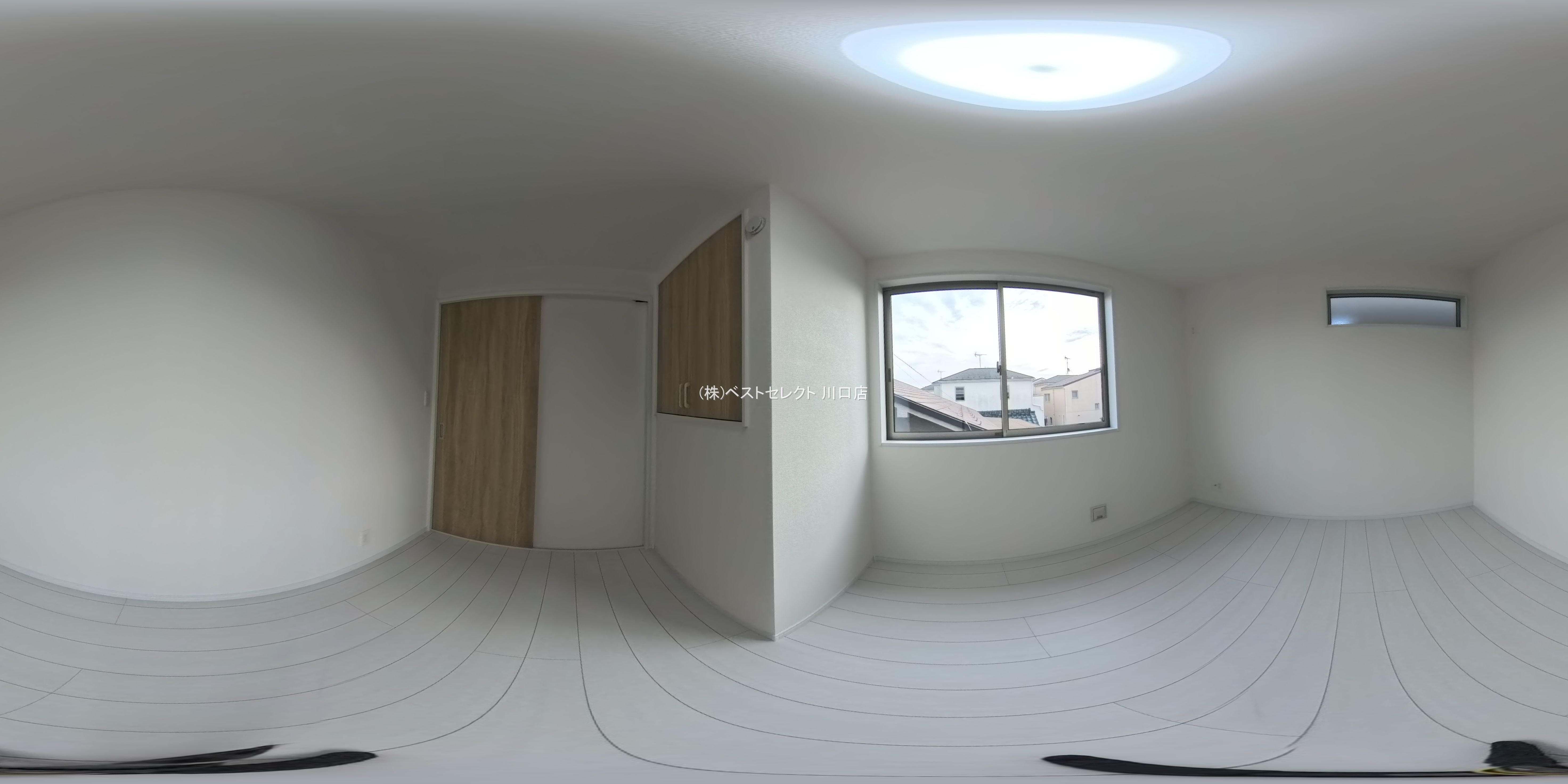 埼玉県川口市芝中田２丁目の新築戸建てパノラマ（居室サブ）写真 2025年12月24日撮影