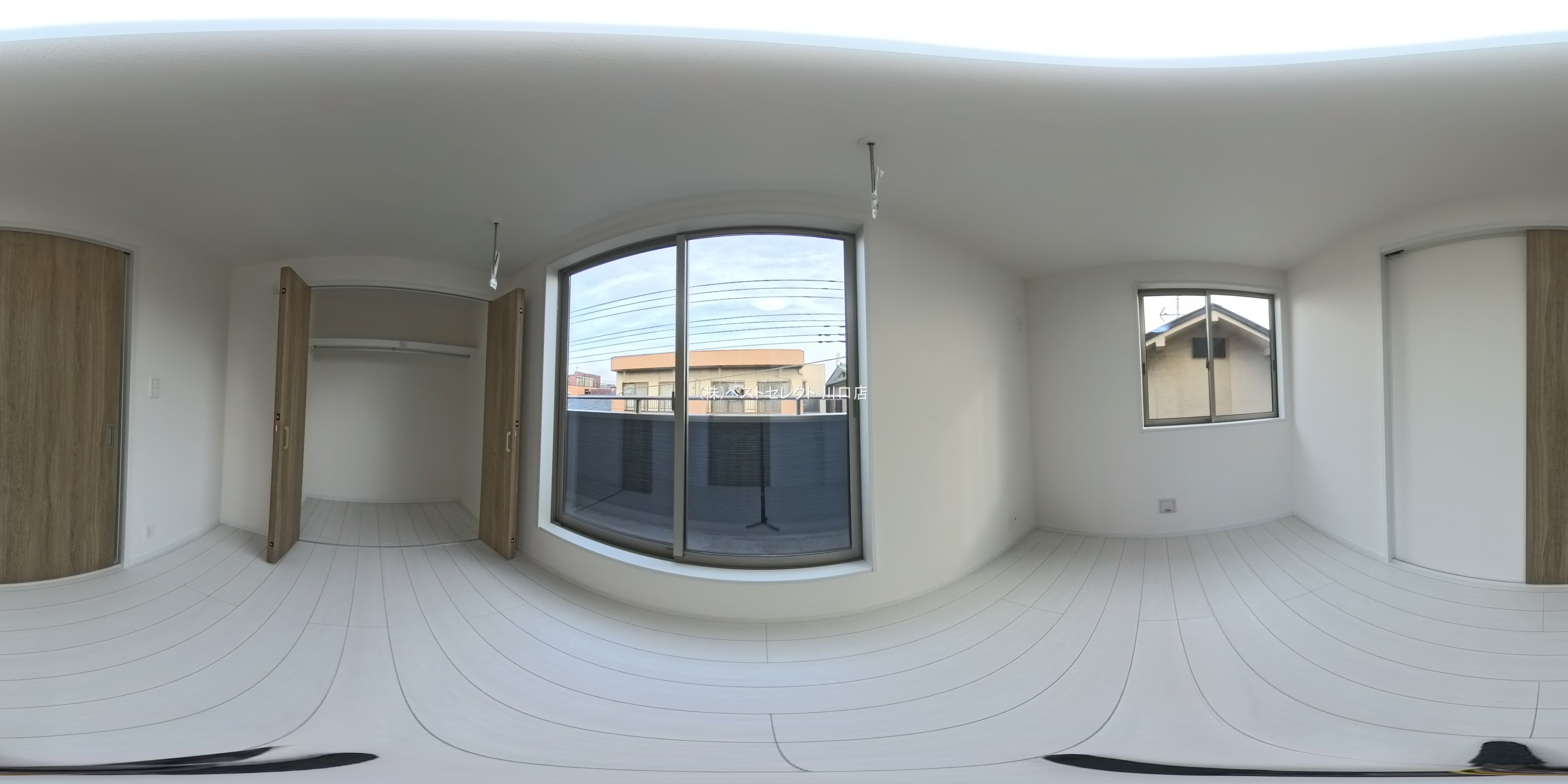 埼玉県川口市芝中田２丁目の新築戸建てパノラマ（居室メイン）写真 2025年12月24日撮影