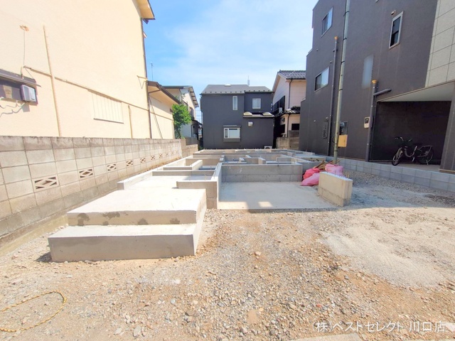 埼玉県川口市芝中田2丁目の新築戸建て基礎写真 2025年6月29日撮影