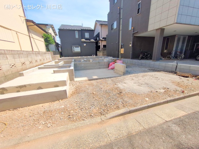 埼玉県川口市芝中田2丁目の新築戸建て基礎写真 2025年6月29日撮影