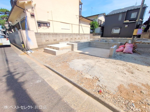 埼玉県川口市芝中田2丁目の新築戸建て基礎写真 2025年6月29日撮影