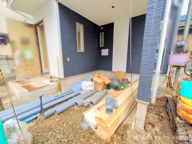 埼玉県川口市芝中田2丁目の新築戸建て外構写真 2025年9月30日撮影