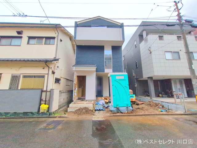 埼玉県川口市芝中田2丁目の新築戸建て外構写真 2025年9月30日撮影