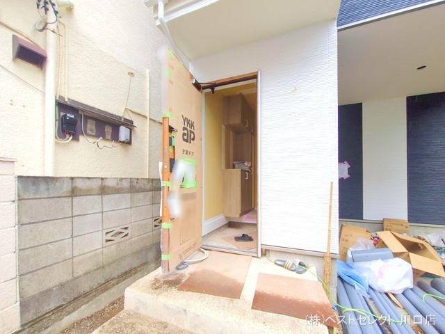 埼玉県川口市芝中田2丁目の新築戸建て外構写真 2025年9月30日撮影