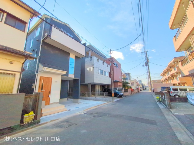 埼玉県川口市芝中田２丁目の新築戸建て完成写真 2025年12月10日撮影