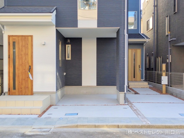 埼玉県川口市芝中田2丁目の新築戸建て完成写真 2025年12月10日撮影