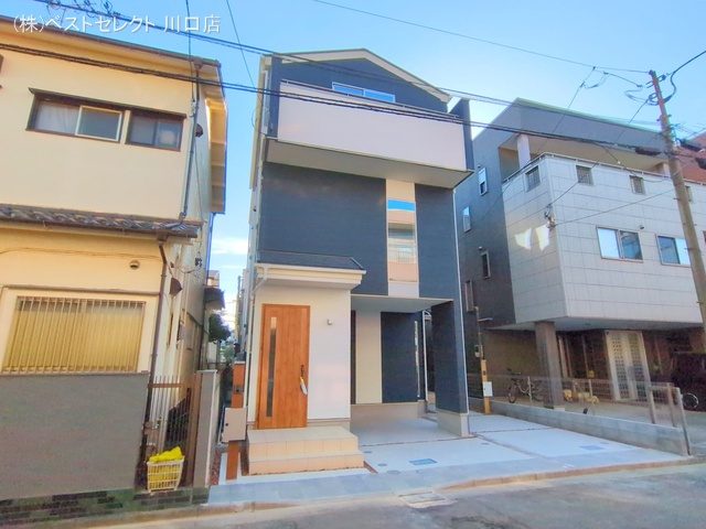 埼玉県川口市芝中田2丁目の新築戸建て完成写真 2025年12月10日撮影