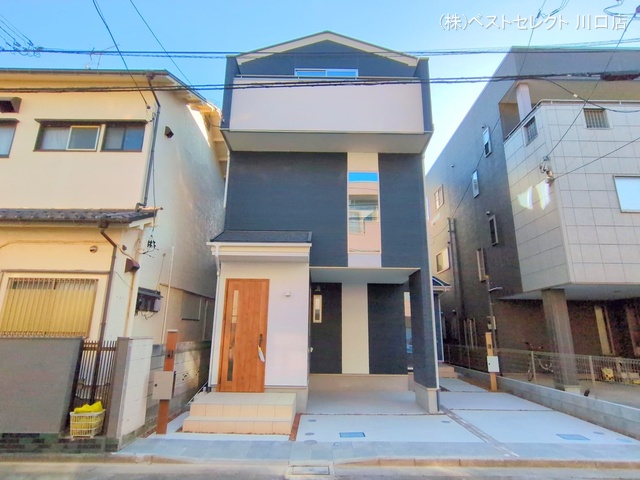 埼玉県川口市芝中田2丁目の新築戸建て完成写真 2025年12月10日撮影