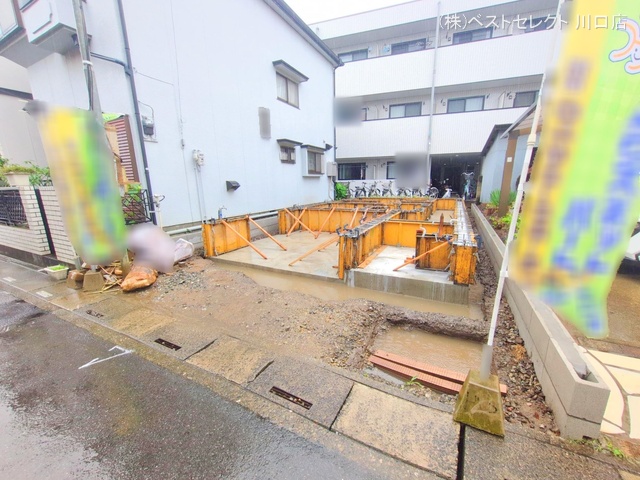 埼玉県川口市三ツ和3丁目の新築戸建て基礎写真 2025年6月2日撮影