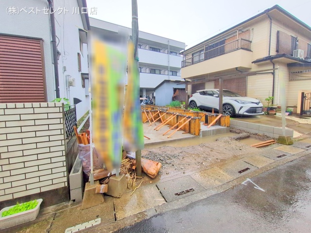 埼玉県川口市三ツ和3丁目の新築戸建て基礎写真 2025年6月2日撮影