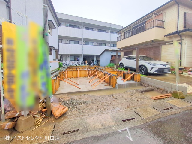 埼玉県川口市三ツ和3丁目の新築戸建て基礎写真 2025年6月2日撮影