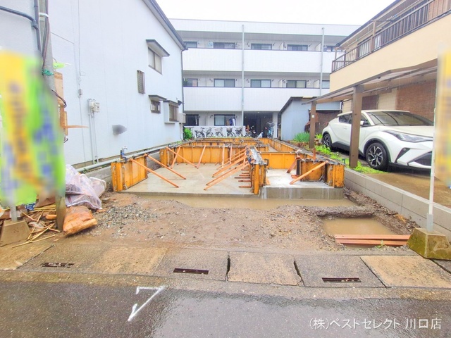 埼玉県川口市三ツ和3丁目の新築戸建て基礎写真 2025年6月2日撮影