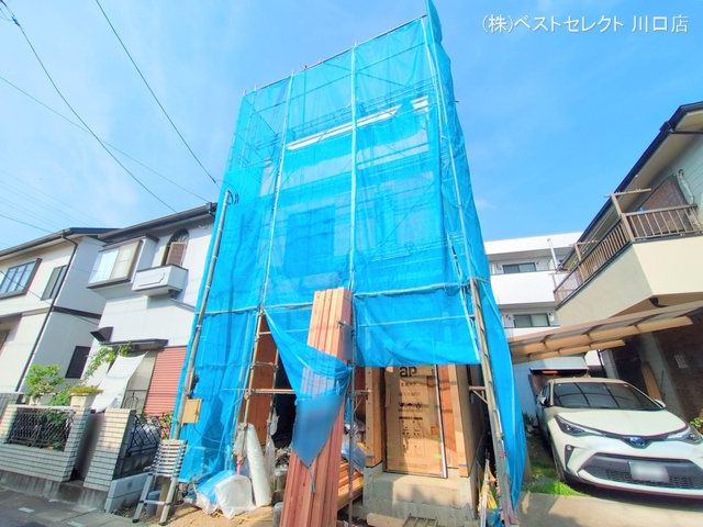 埼玉県川口市三ツ和3丁目の新築戸建て上棟写真 2025年6月30日撮影