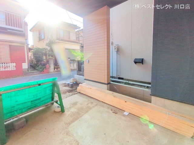 埼玉県川口市三ツ和3丁目の新築戸建て外構写真 2025年8月26日撮影