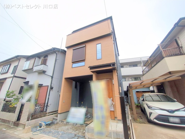 埼玉県川口市三ツ和3丁目の新築戸建て外構写真 2025年9月15日撮影