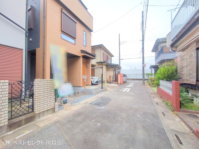 埼玉県川口市三ツ和3丁目の新築戸建て外構写真 2025年9月15日撮影