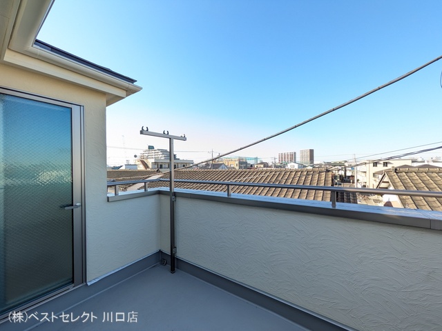 埼玉県蕨市北町４丁目の新築戸建てバルコニー写真 2025年12月22日撮影
