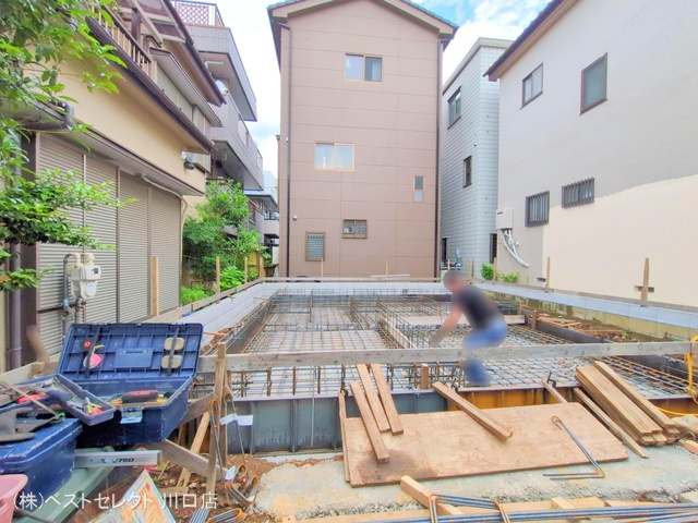 埼玉県蕨市北町４丁目の新築戸建て基礎写真 2025年6月3日撮影