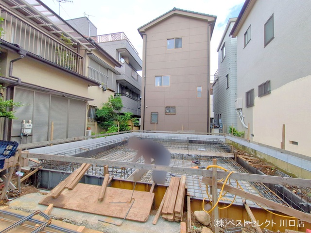 埼玉県蕨市北町４丁目の新築戸建て基礎写真 2025年6月3日撮影