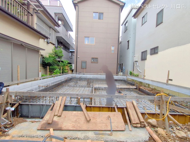 埼玉県蕨市北町４丁目の新築戸建て基礎写真 2025年6月3日撮影