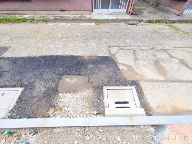 埼玉県蕨市北町４丁目の新築戸建て外構写真 2025年11月5日撮影